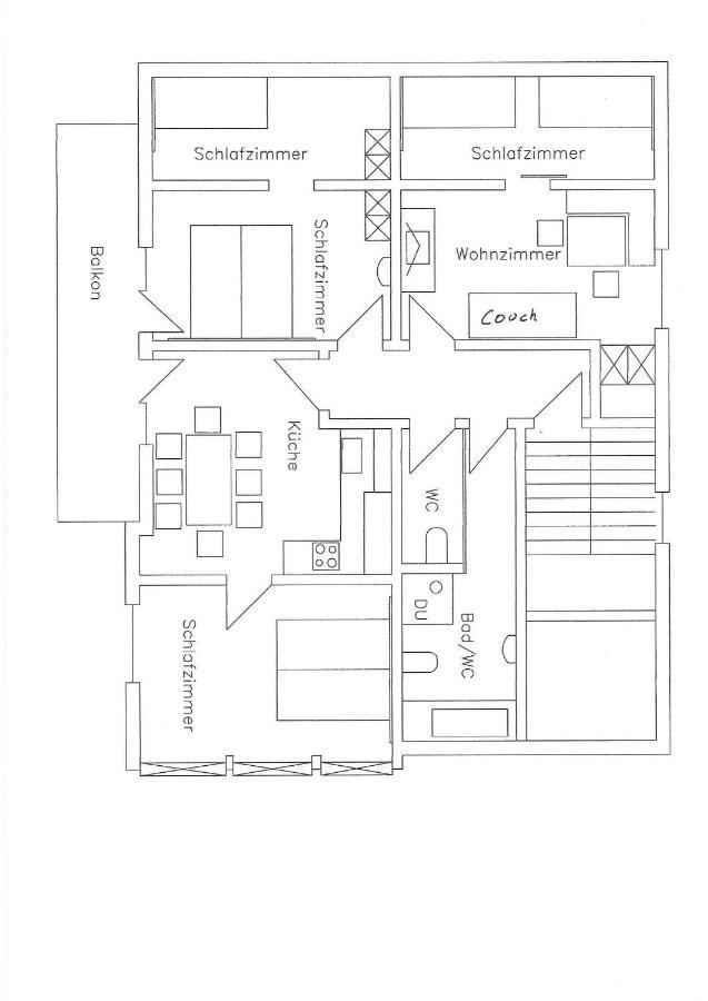 Appartamento Haus Bahl Schruns Esterno foto